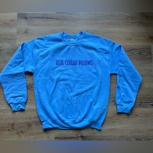 Blue Collar Pillows Crewneck Light Blue Size Medium